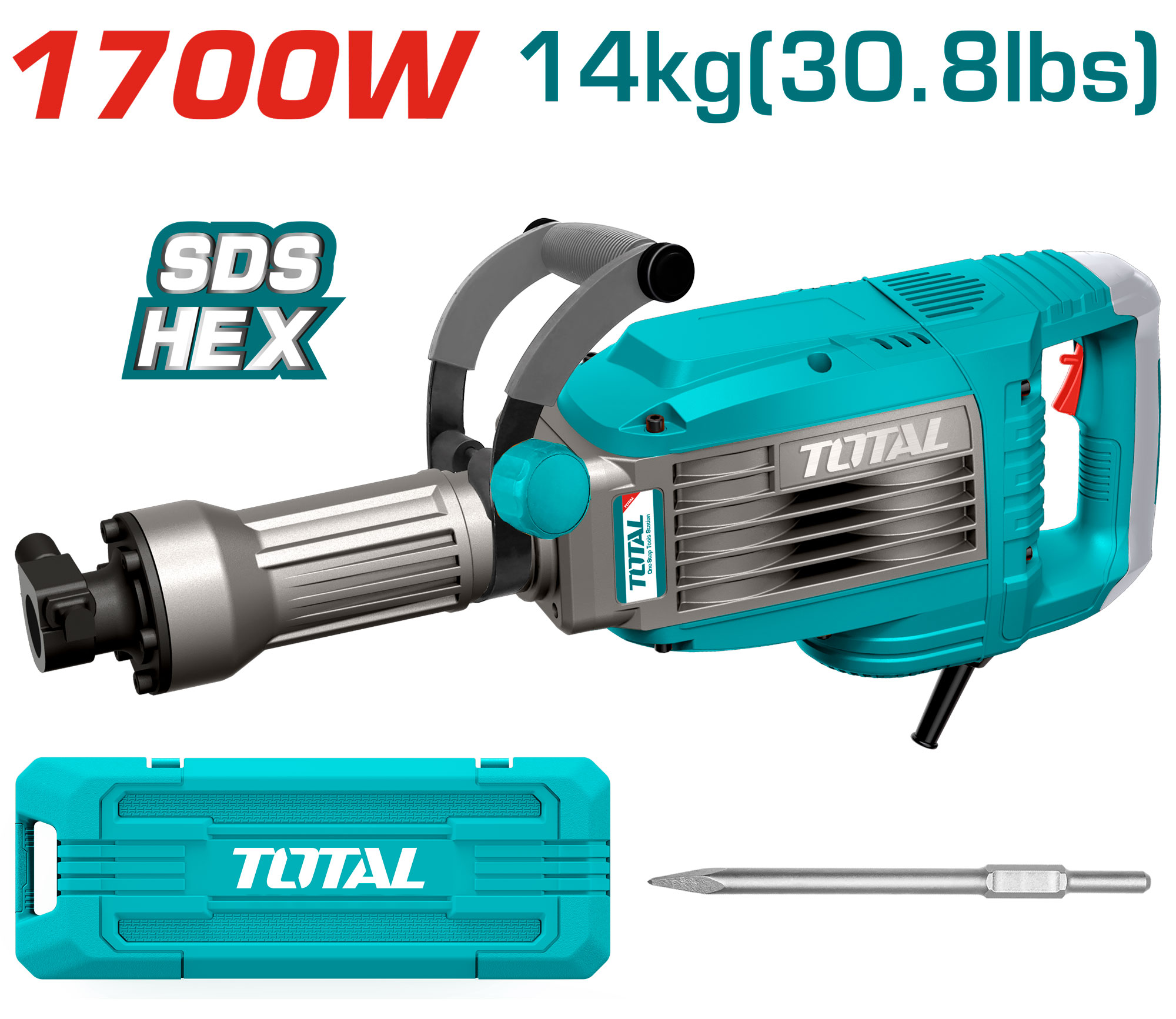 DEMOLITION BREAKER 1700 WATT 14 KG