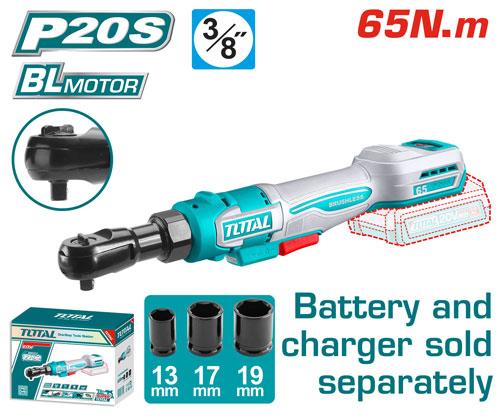 CORDLESS DRIVE RATCHET 3/8 INCH WITHOUT BATTERY AND CHARGER