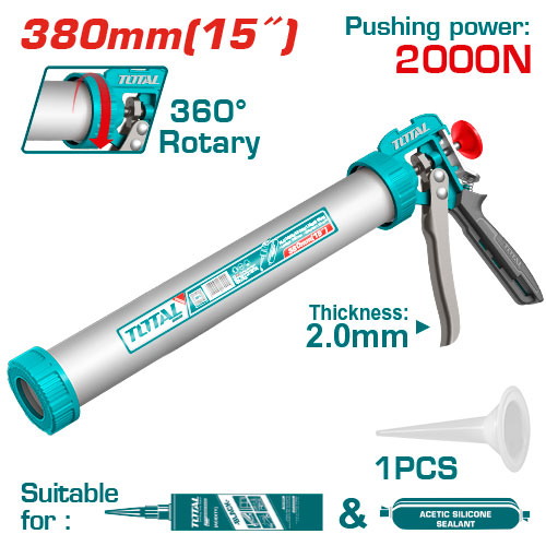 ALUMINIUM CAULKING GUN 15 INCH